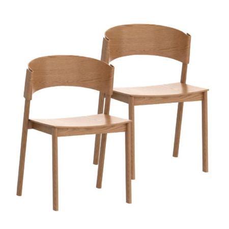 Elias-Contract Grade Chair, Set of 2 in Natural