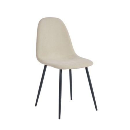 Olly Side Chair, Set Of 4 In Beige And Black