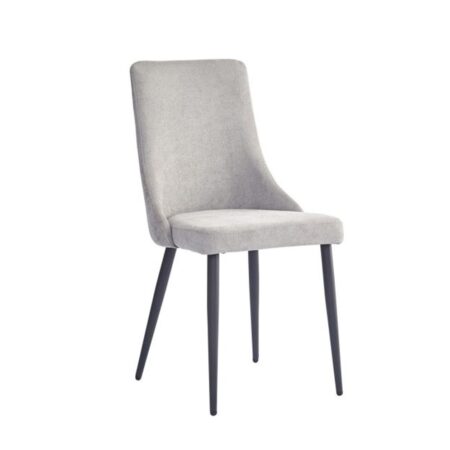 Venice Side Chair, Set Of 2 In Grey And Black