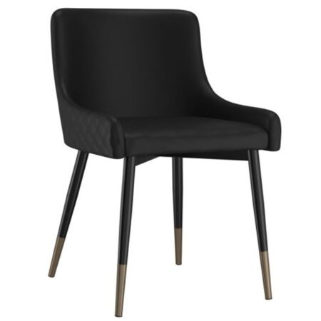 Xander Side Chair, Set Of 2 In Black