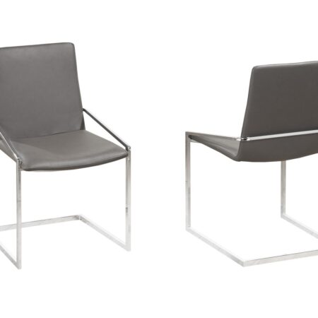 Dining Chair, Set Of 2 - Grey