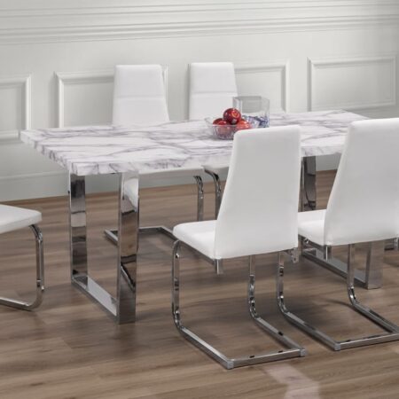 T3355/210 Dining Set White