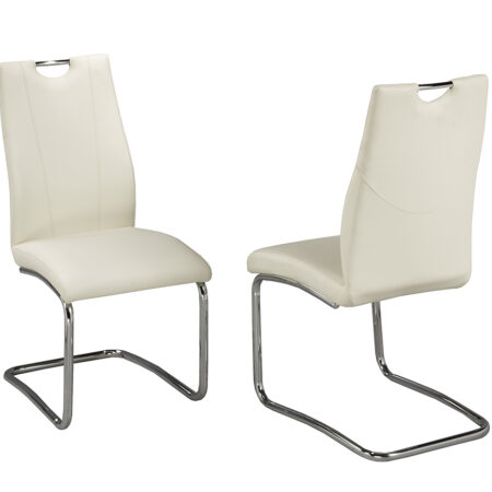 Dining Chair, Set Of 2 - White