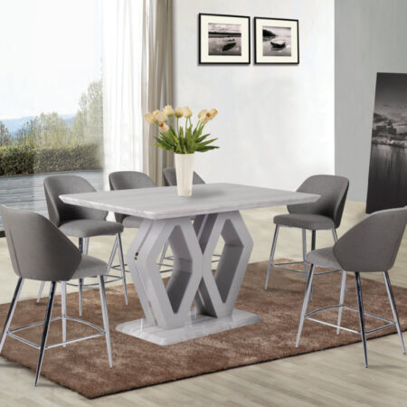 Alternative view of Cube 7 Piece Dining Set
