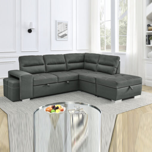 T1225 Sectional With Sofa bed