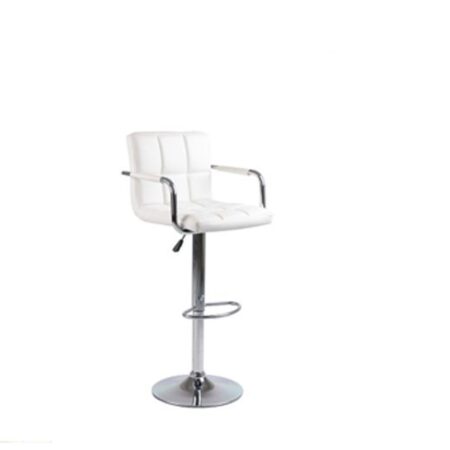 Bar Stool (White PU)ST-7733 Set of 2