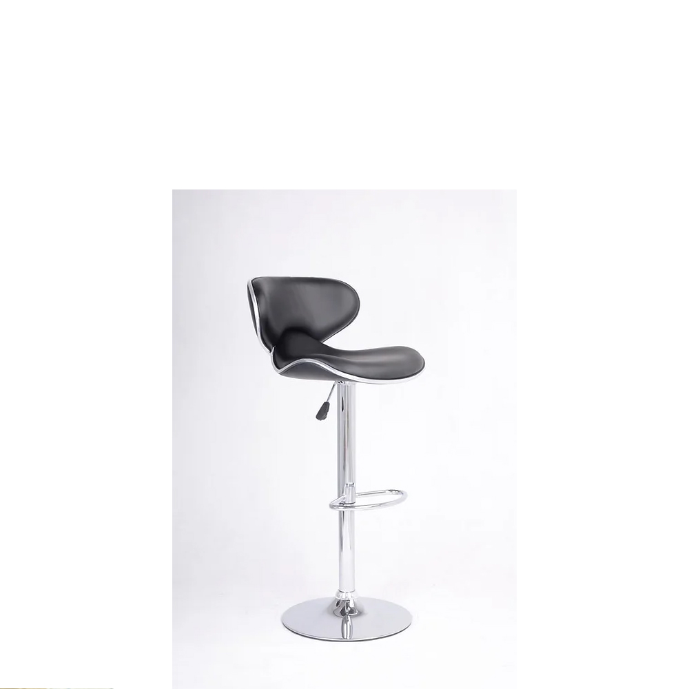 Bar Stool (Black PU) ST-7700 Set of 2 - Image 2