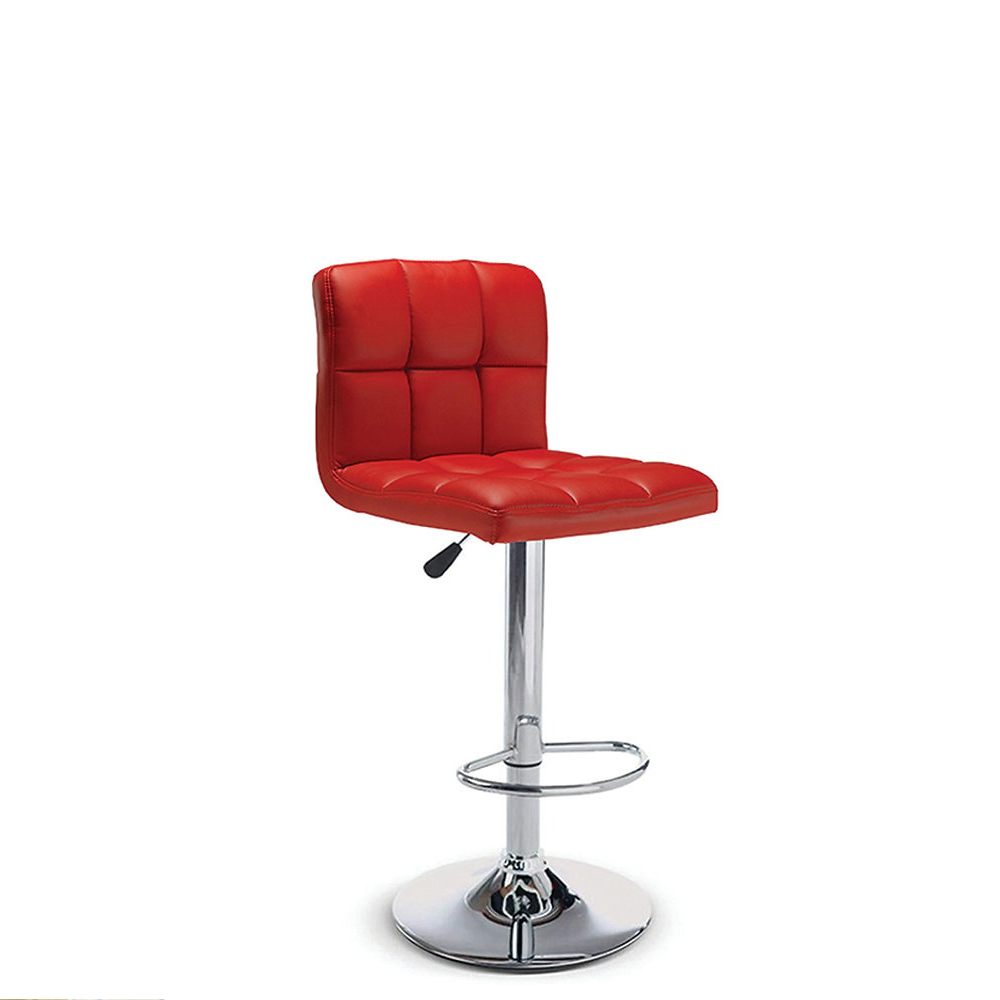 Bar Stool (Red PU) ST-139-R Set of 2 - Image 2