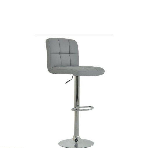 Alternative view of Bar Stool (Grey PU)  ST-139-G Set of 2