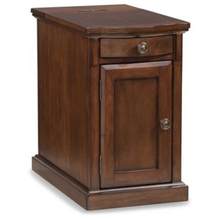 Laflorn Chairside End Table with USB Ports & Outlets
