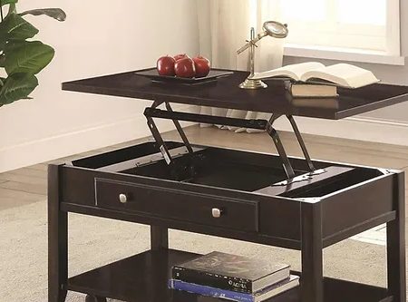 Lift-Top Coffee Table - Espresso