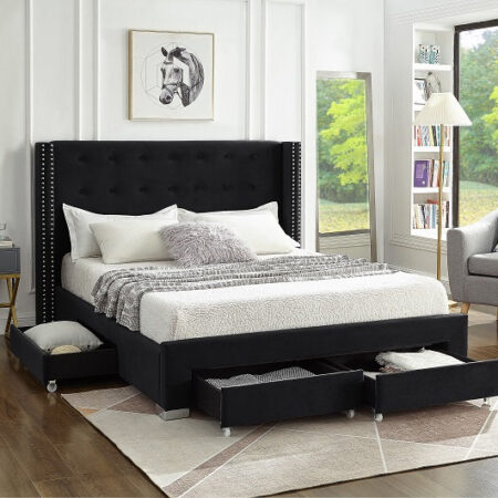 Alternative view of IF-5323 King Size Bed
