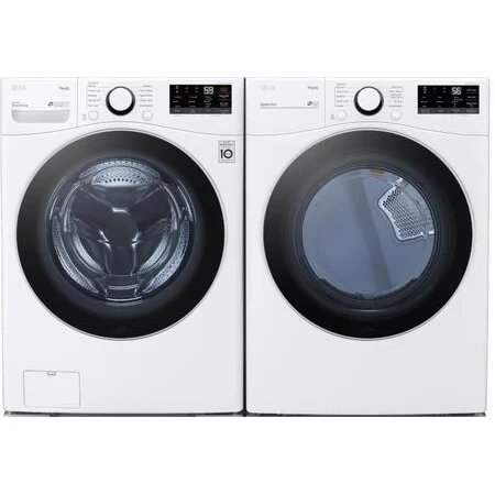 LG WM3600HWA & DLE3600W Washer Dryer