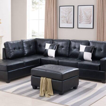 Nara sectional with ottoman