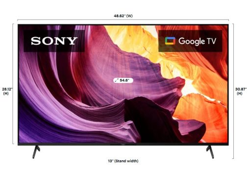 Alternative view of Sony – 55″ Class X80K Series LED 4K HDR Smart Google TV