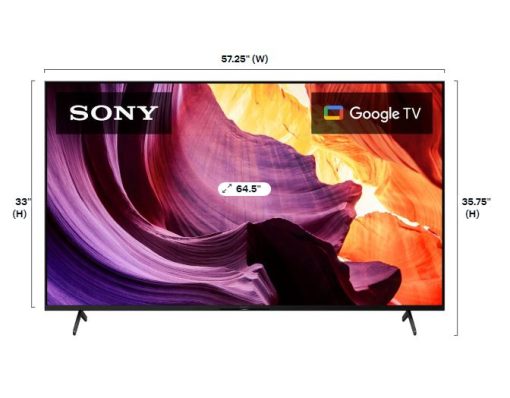 Sony – 65″ Class X80K Series LED 4K UHD HDR Smart Google TV - Image 10