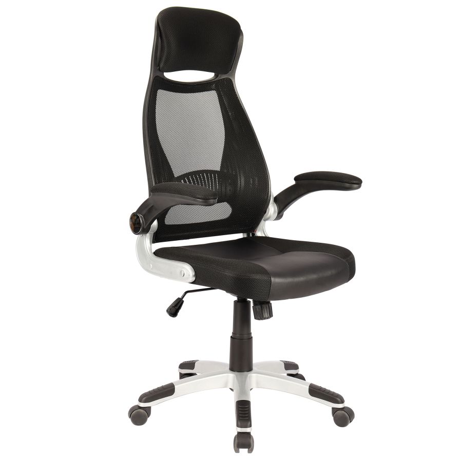 Figo Office Chair in Grey and Black - Image 6
