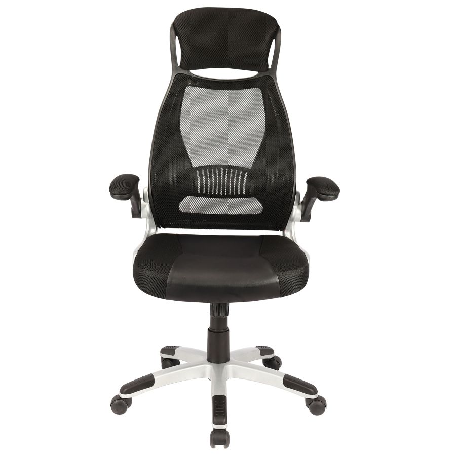 Figo Office Chair in Grey and Black - Image 4
