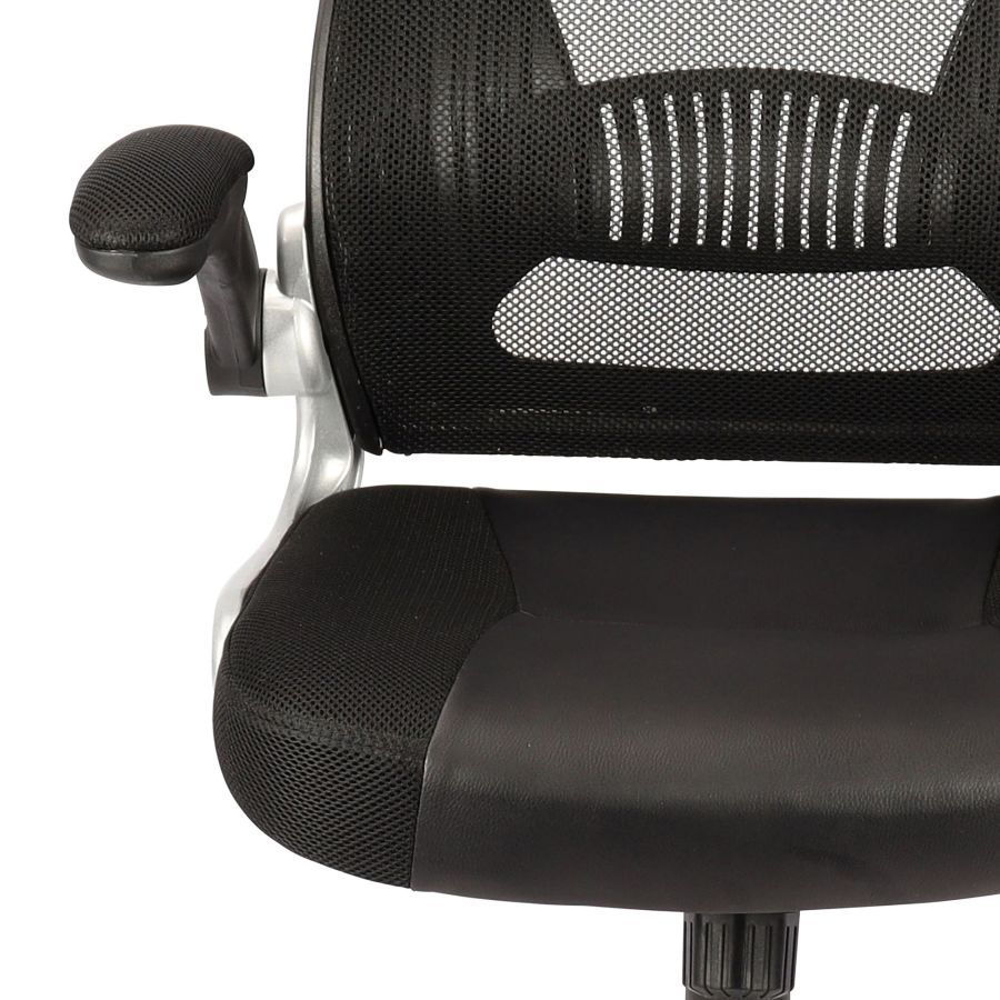 Figo Office Chair in Grey and Black - Image 2