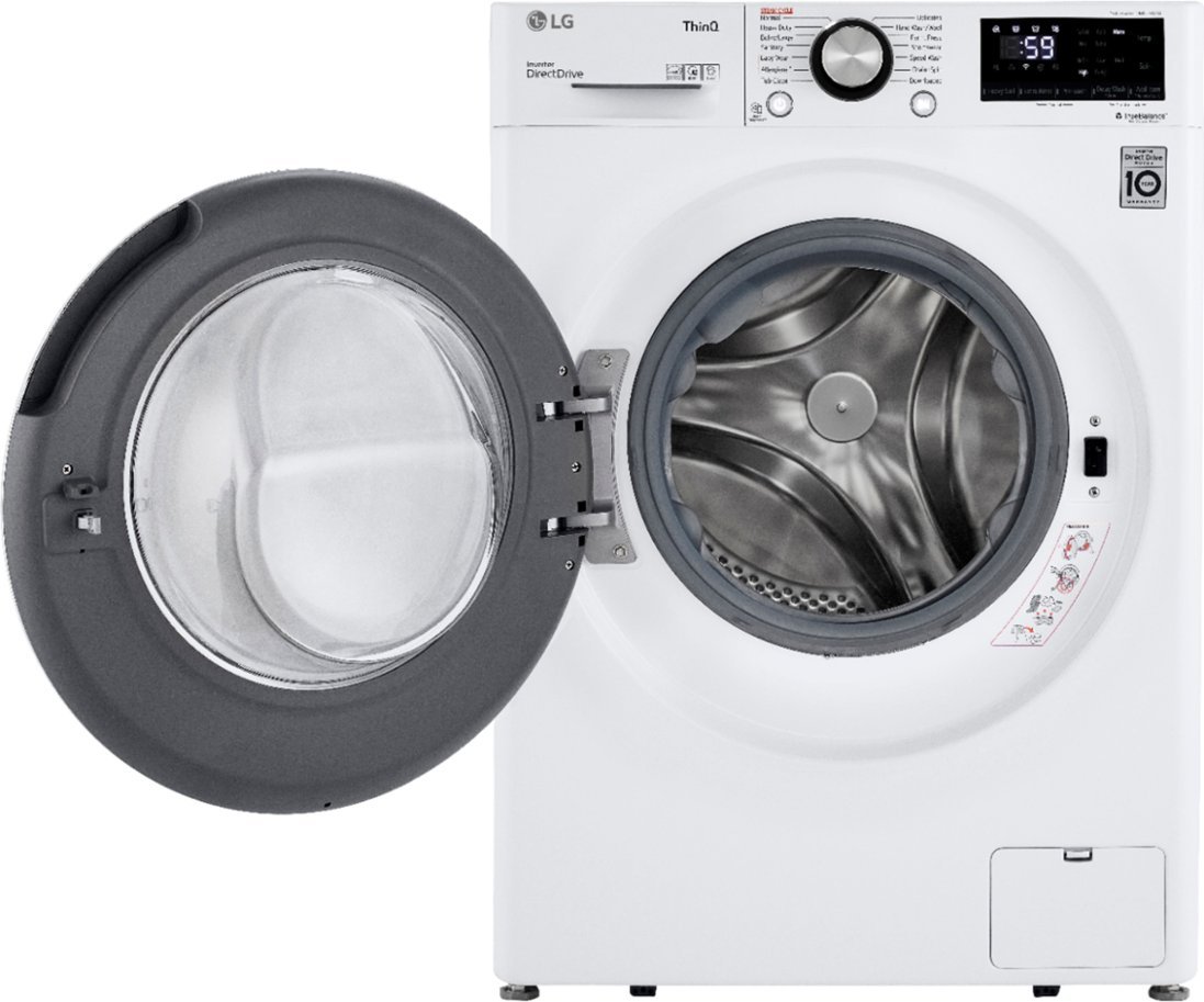 LG WM1455HWA & DLHC1455W Washer Dryer - Image 2