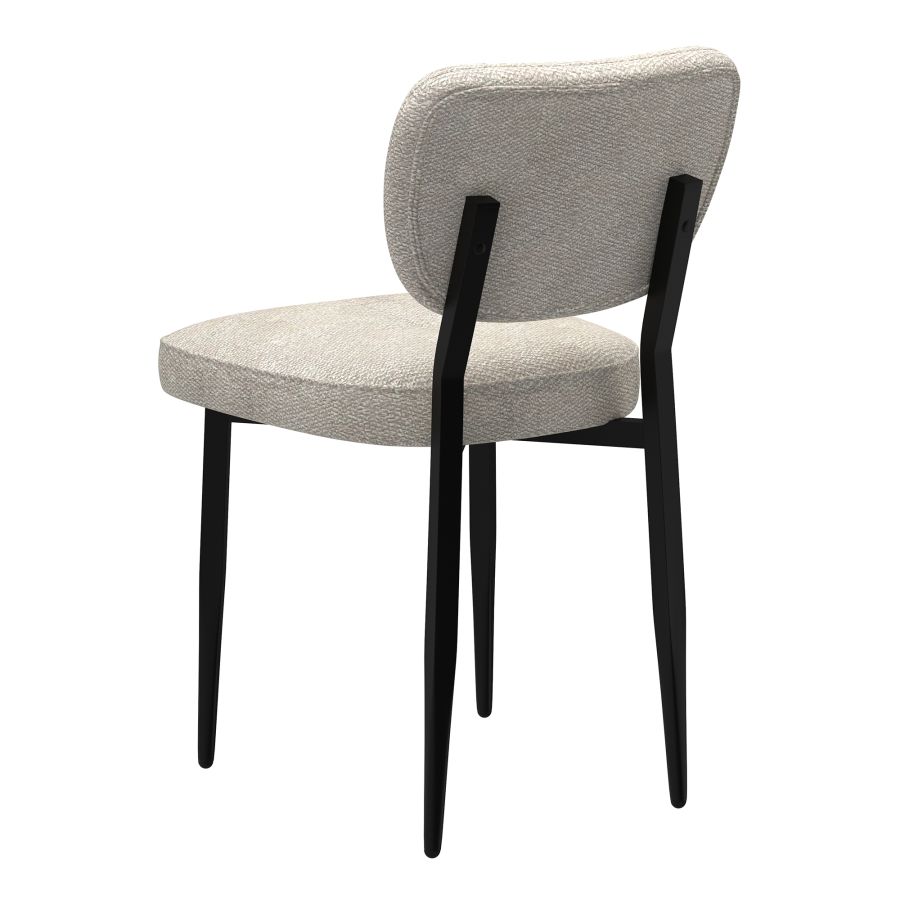 Zeke Dining Chair, Set of 2, in Beige and Black - Image 7
