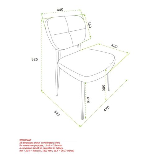 Alternative view of Zeke Dining Chair, Set of 2, in Beige and Black