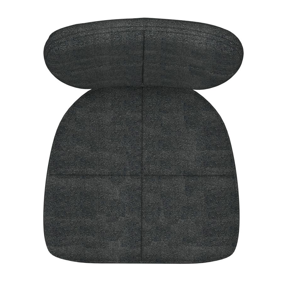 Zeke Dining Chair, Set of 2, in Charcoal and Black - Image 4