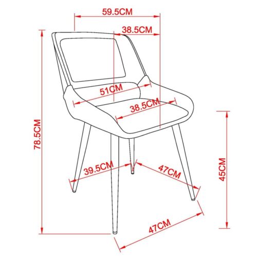 Alternative view of Hudson Dining Chair in Beige Fabric and Natural