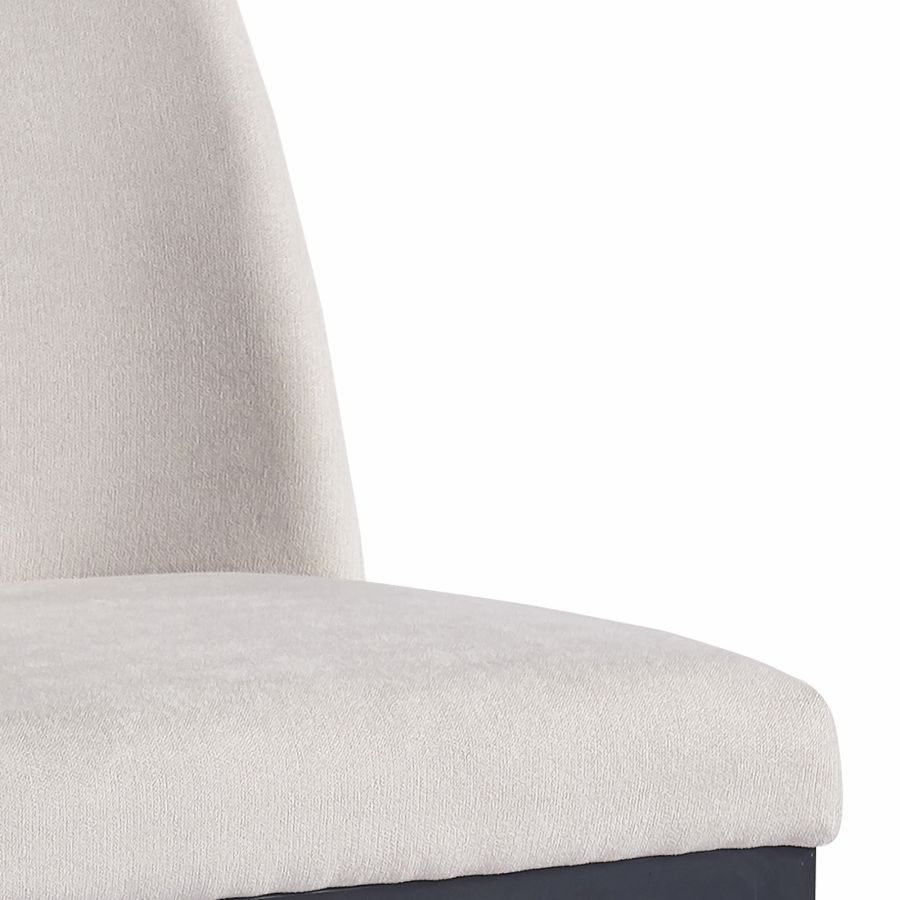 Jace 26" Counter Stool, Set of 2, in Beige Fabric and Black - Image 4