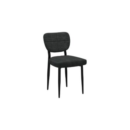 Zeke Dining Chair, Set of 2, in Charcoal and Black