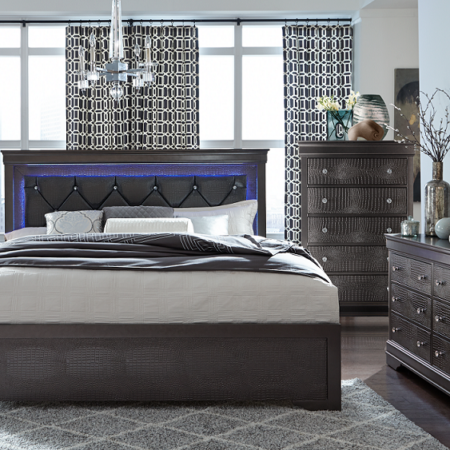Pompei Grey Bedroom Set