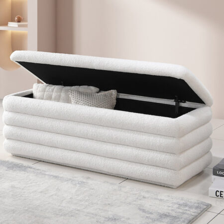 Alternative view of White Teddy Bear Fabric Bedroom Set