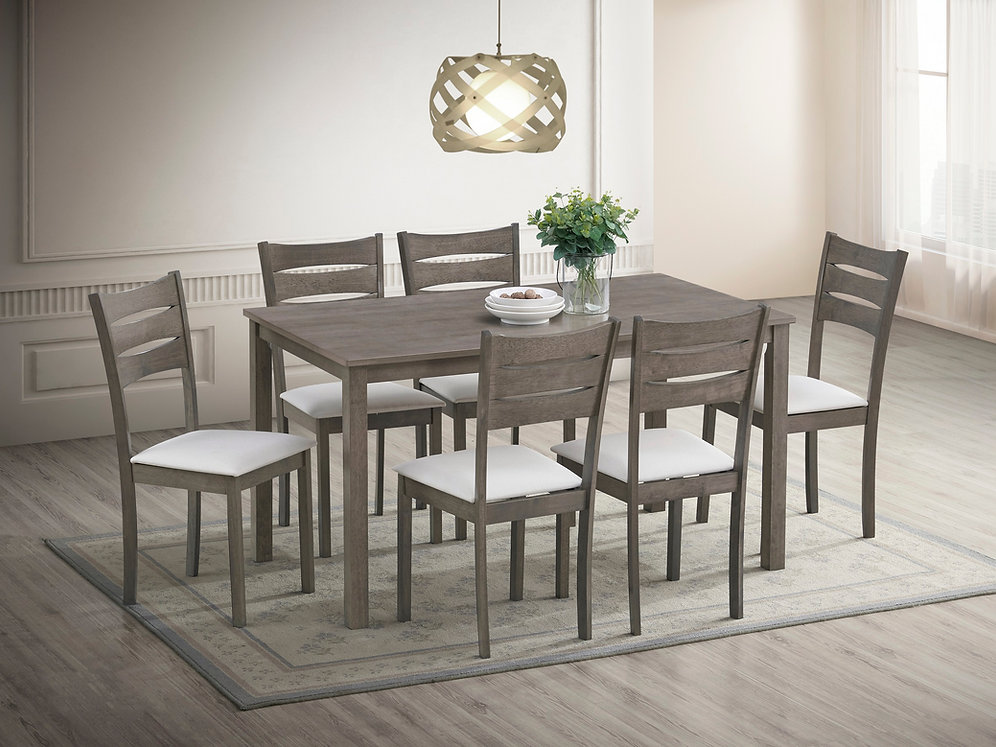 T-1051 C-1052 7 Pcs Dining Set
