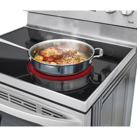 Alternative view of LG LREL6323S Stove