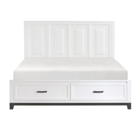 Alternative view of 8Pc Bedroom Set-Garretson Collection 1450WH