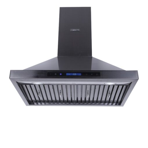 Frankfurt 30''/36'' Black Stainless Steel Wall Mount