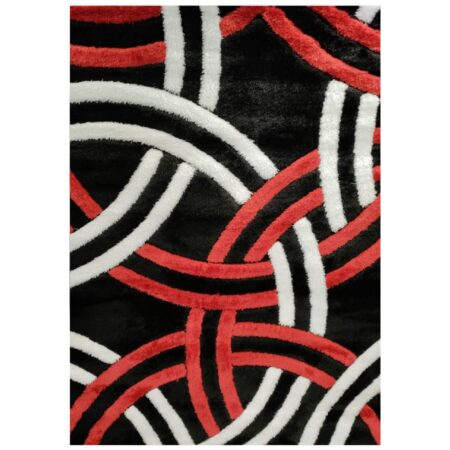 COLARADO SHAGGY P6097A BLACK-RED