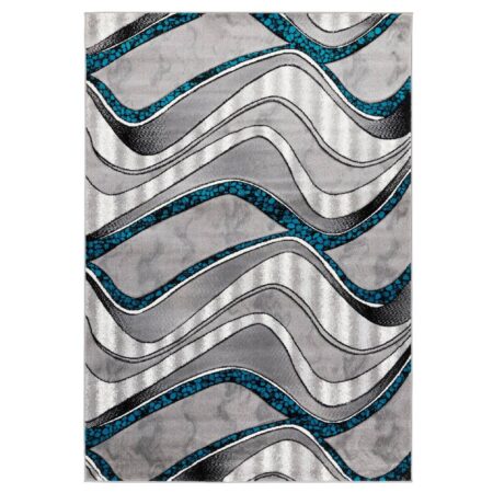 BRISTOL-4673 GREY-TURQUOISE