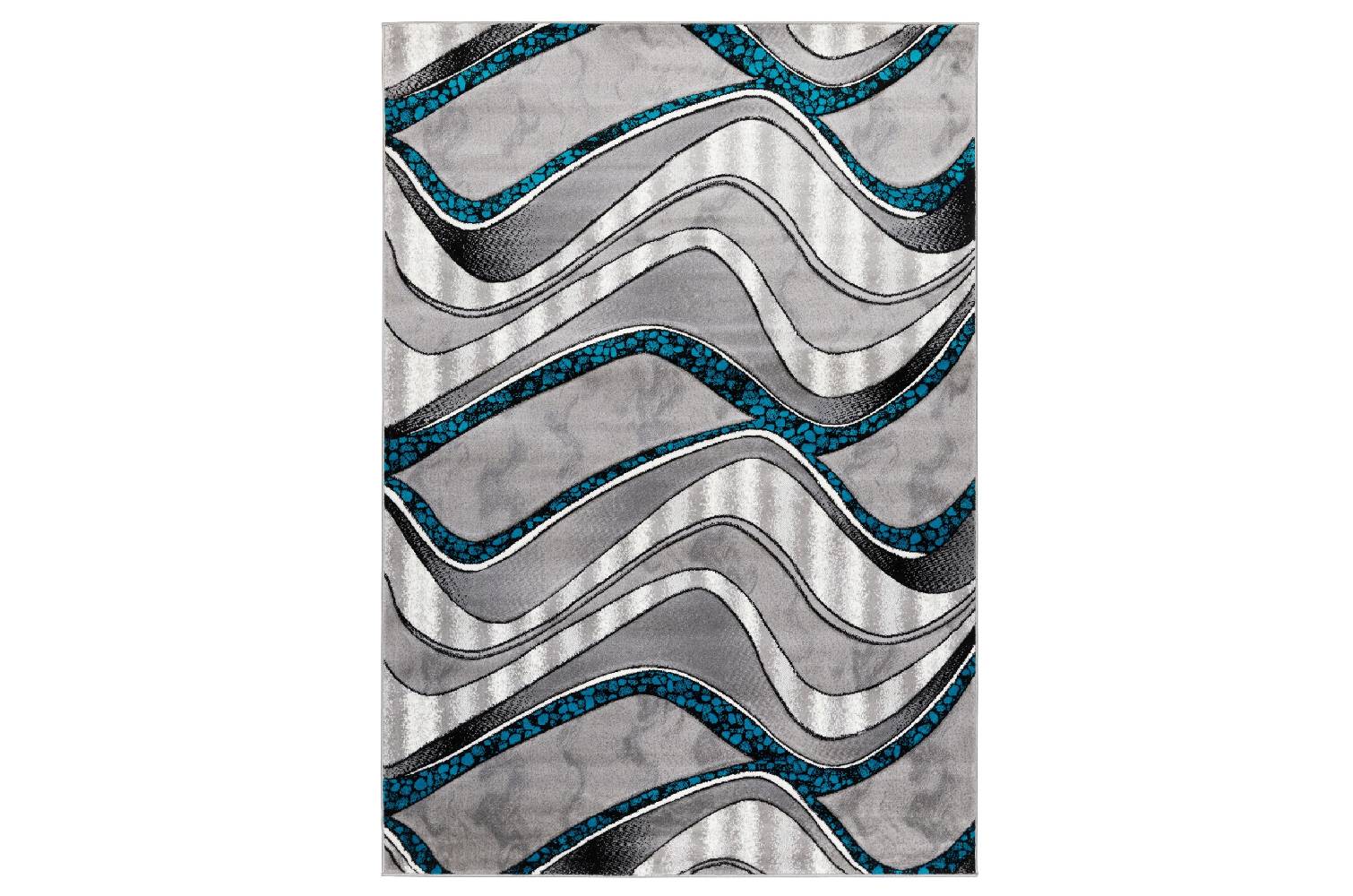 BRISTOL-4673 GREY-TURQUOISE