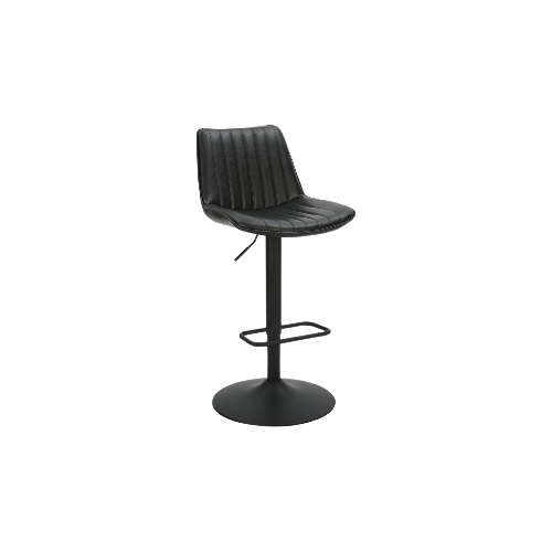 Kosi Adjustable Air-Lift Stool, set of 2, in Black