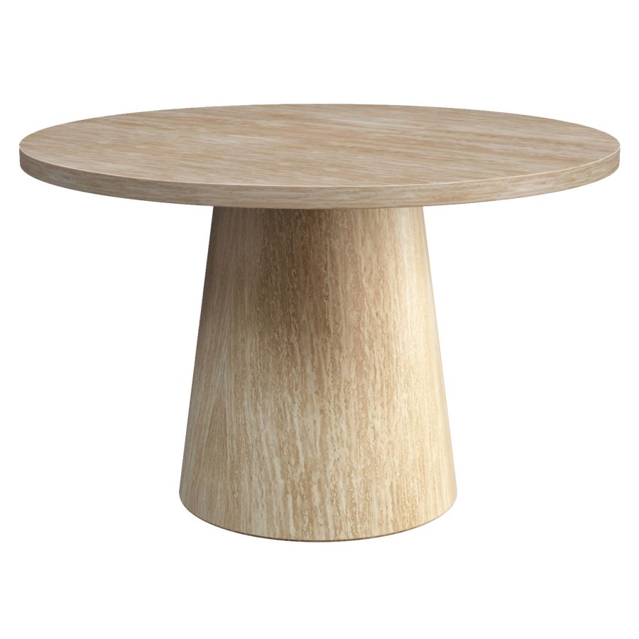 Godiva/Koda 5pc Dining Set in Ivory with Beige Chair - Image 12