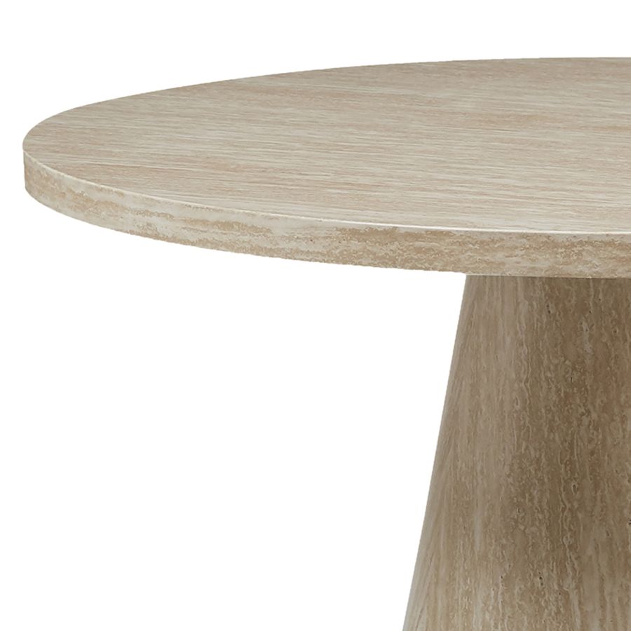 Godiva/Koda 5pc Dining Set in Ivory with Beige Chair - Image 9