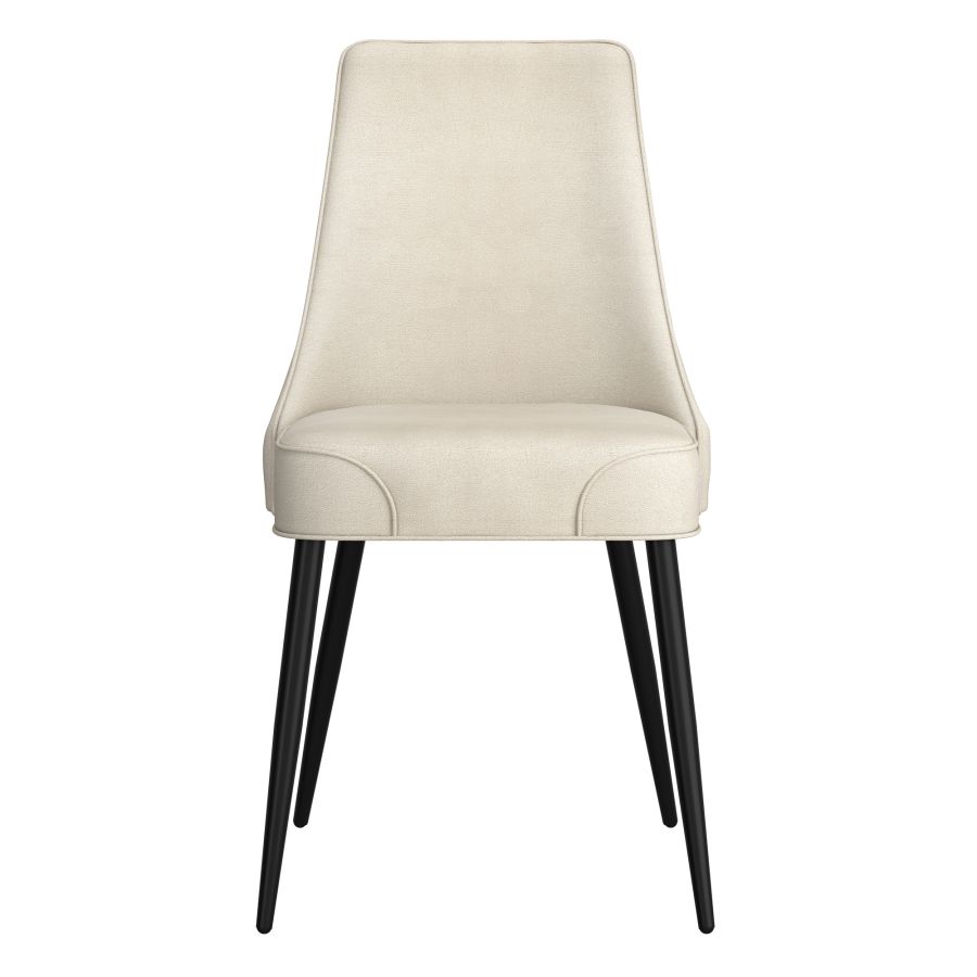 Godiva/Koda 5pc Dining Set in Ivory with Beige Chair - Image 5