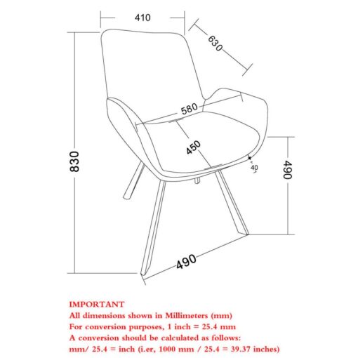 Alternative view of Corvus/Signy 7pc Dining Set in Warm Grey Table with Light Grey Chair
