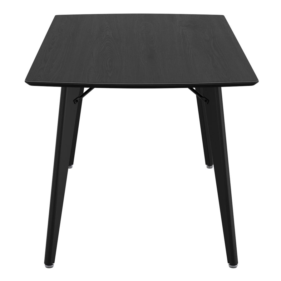 Leon/Kash 5pc Dining Set in Black Table with Saddle Chair - Image 10