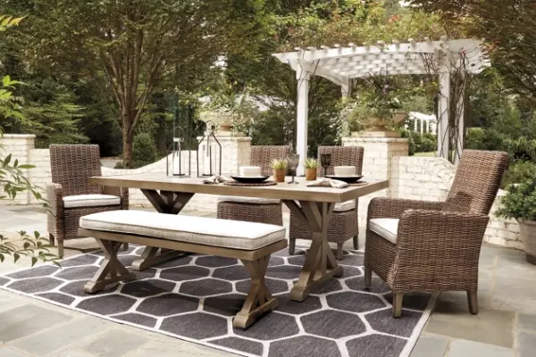 Beachcroft 6 Piece Outdoor Dining Set