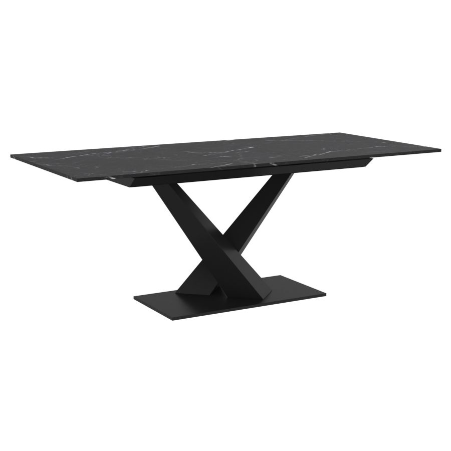 Julius Dining Table w/Extension in Black - Image 7