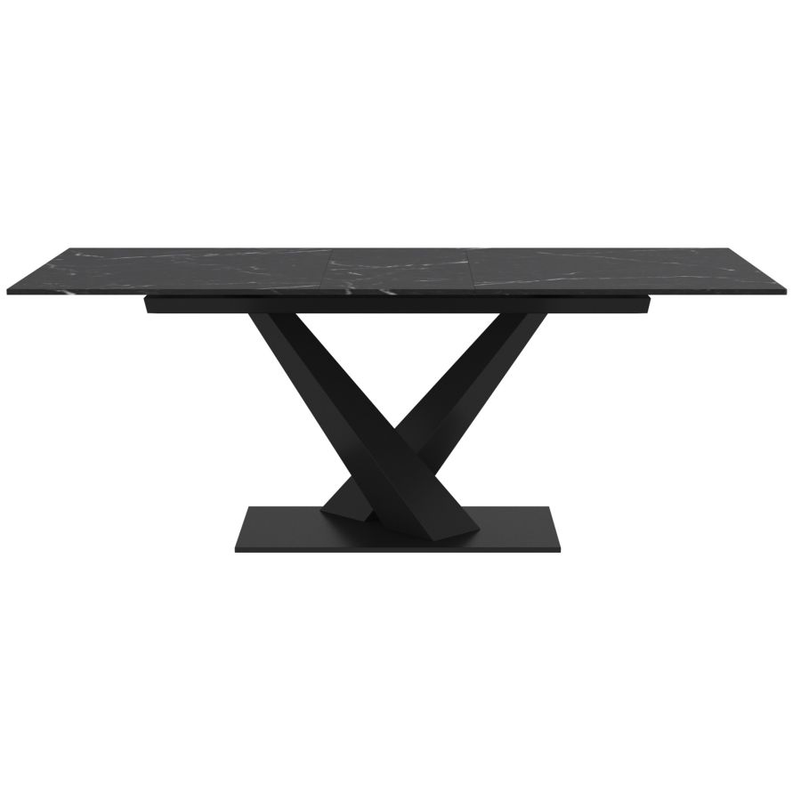 Julius Dining Table w/Extension in Black - Image 5