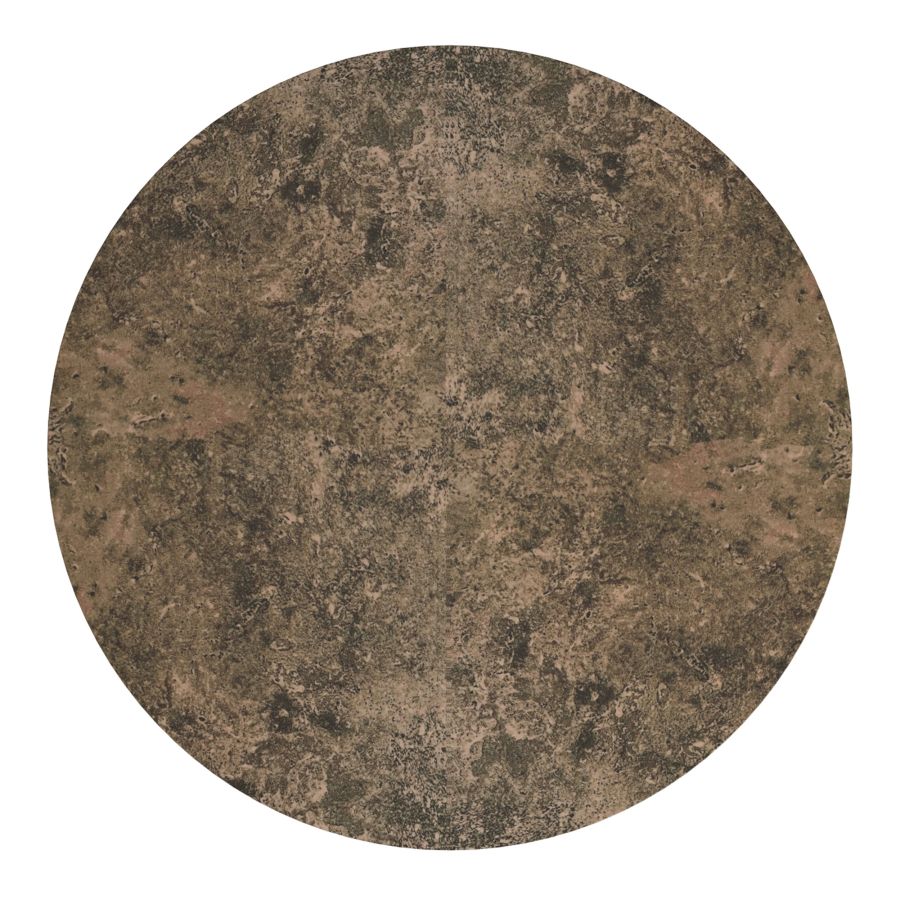 Godiva Round Pedestal Table in Grey Stone - Image 6