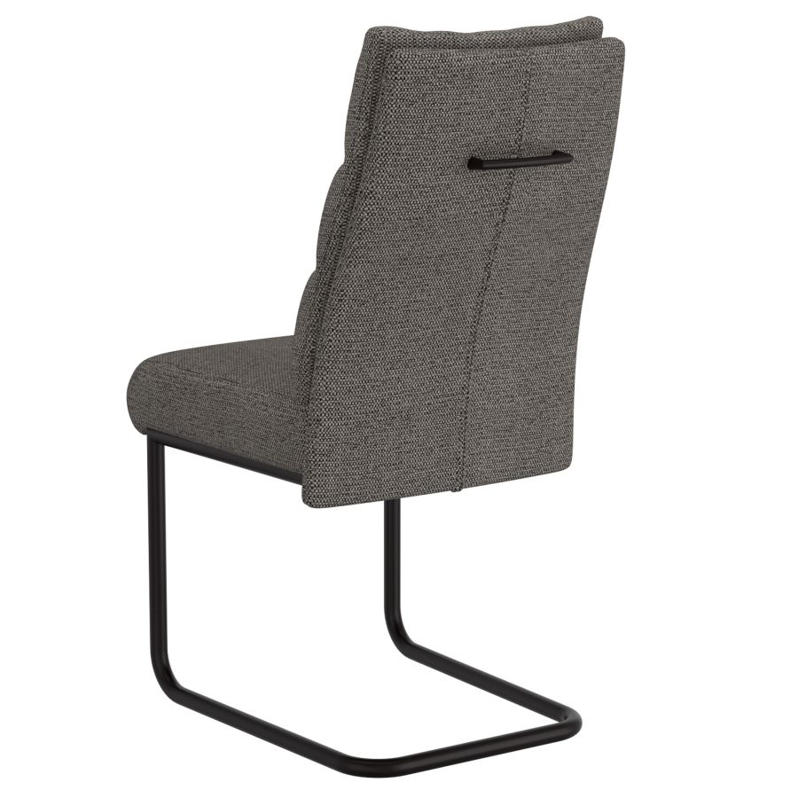 Brodi Dining Chair, set of 2, in Charcoal and Black - Image 7